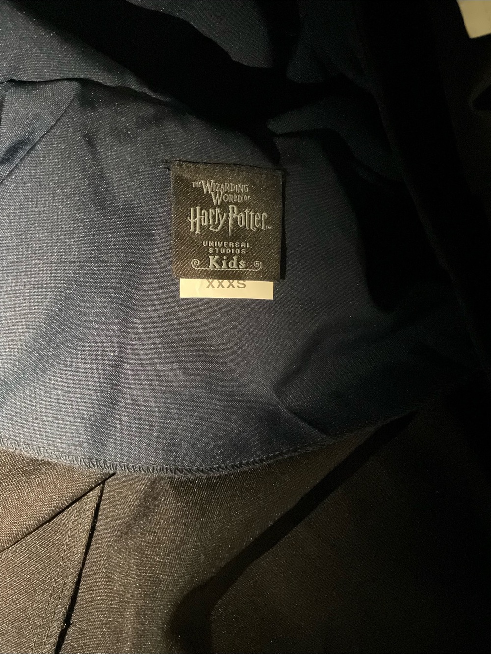 Warner Bros. Harry Potter Kids Robe - Black & Navy - Picture 9 of 11